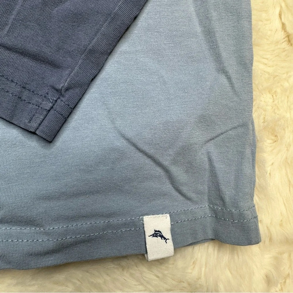 Tommy Bahama Long Sleeved Raglan Shirt Blue Size 6 - Picture 2 of 16